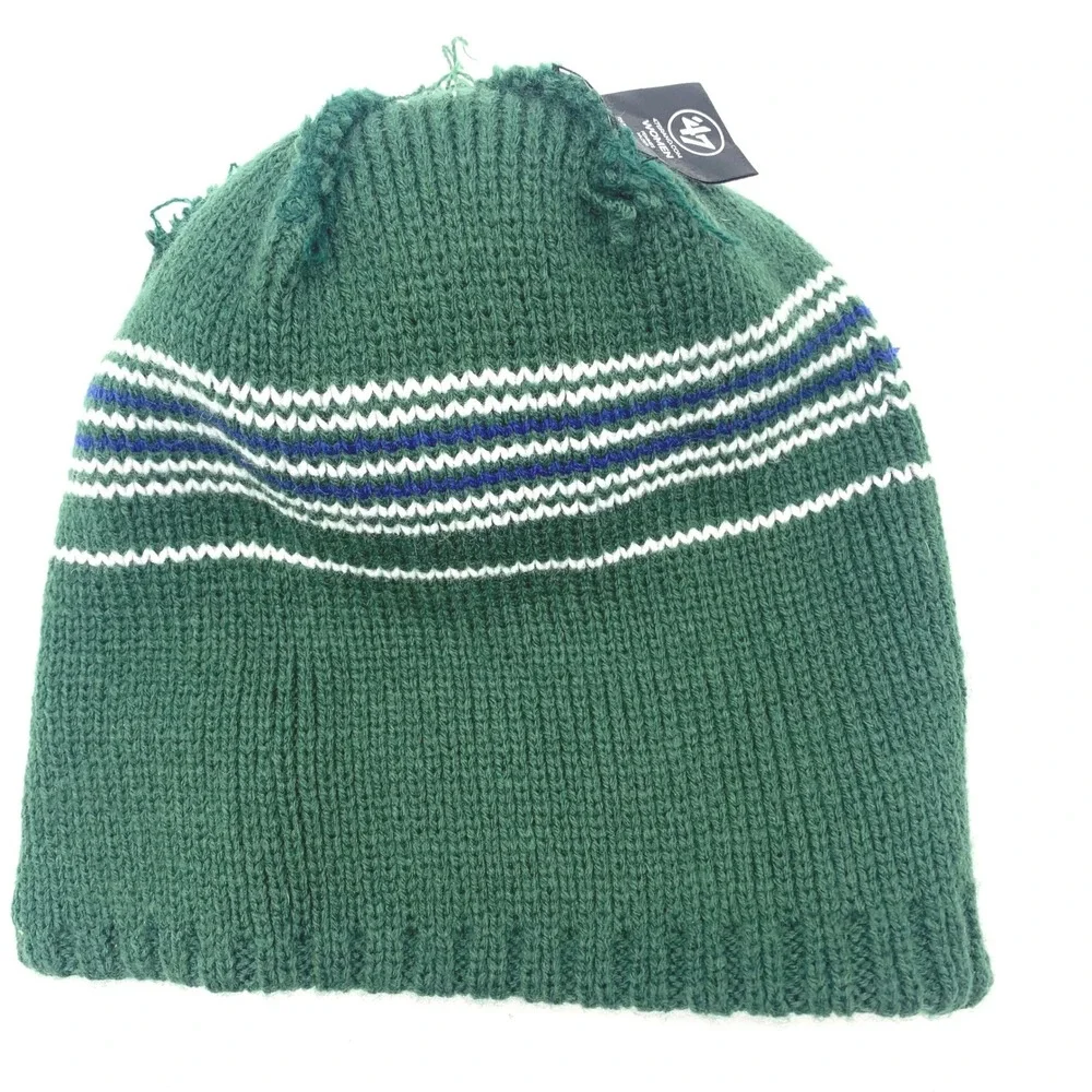 '47 Brand Milwaukee Bucks Beanie Womens One Size Green Knit Pom Pom NBA Hat